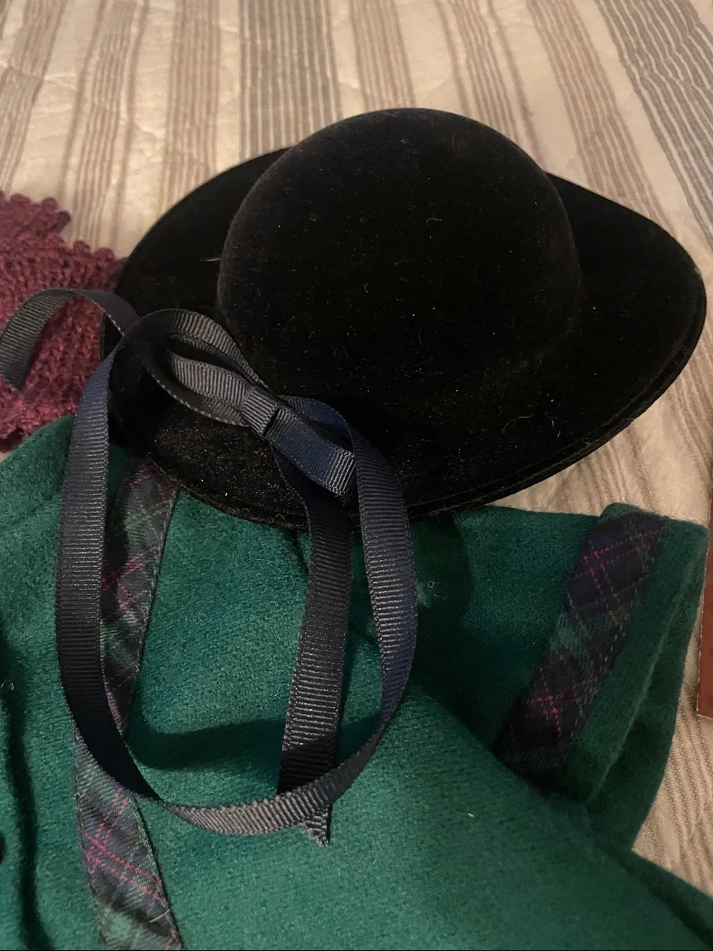 American Girl Addy’s Winter coat, mittens & hat